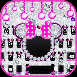 Diamond Pink Minnies Keyboard icon