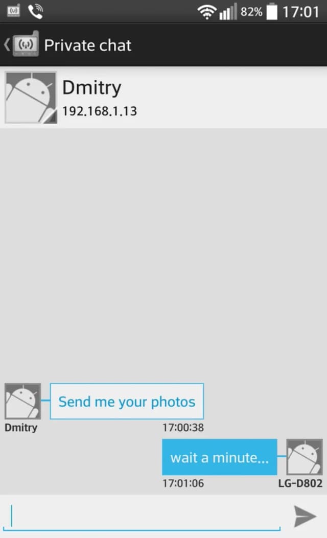 Wi-Fi Talkie Lite screenshot 2