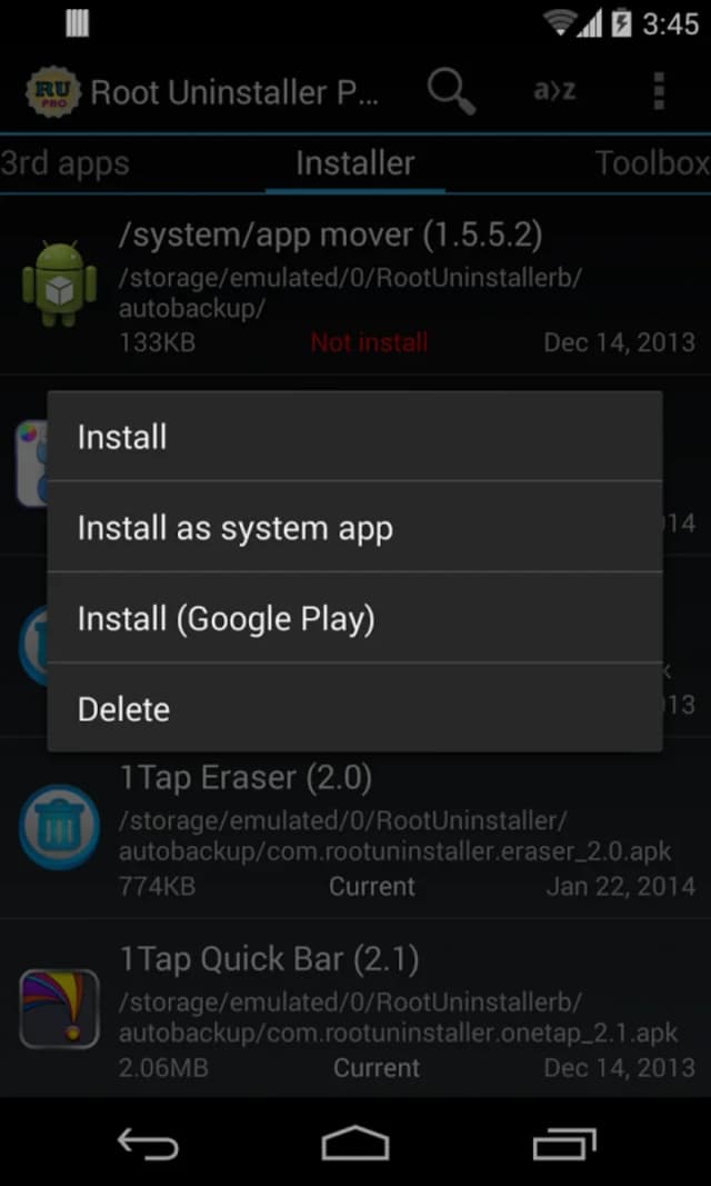 Root Uninstaller screenshot 3