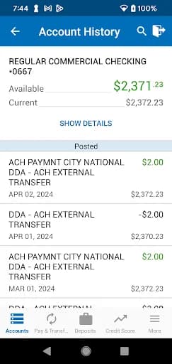 City National Bank of Florida screenshot 2