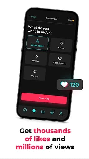 FanTick - Real Followers Likes screenshot 2