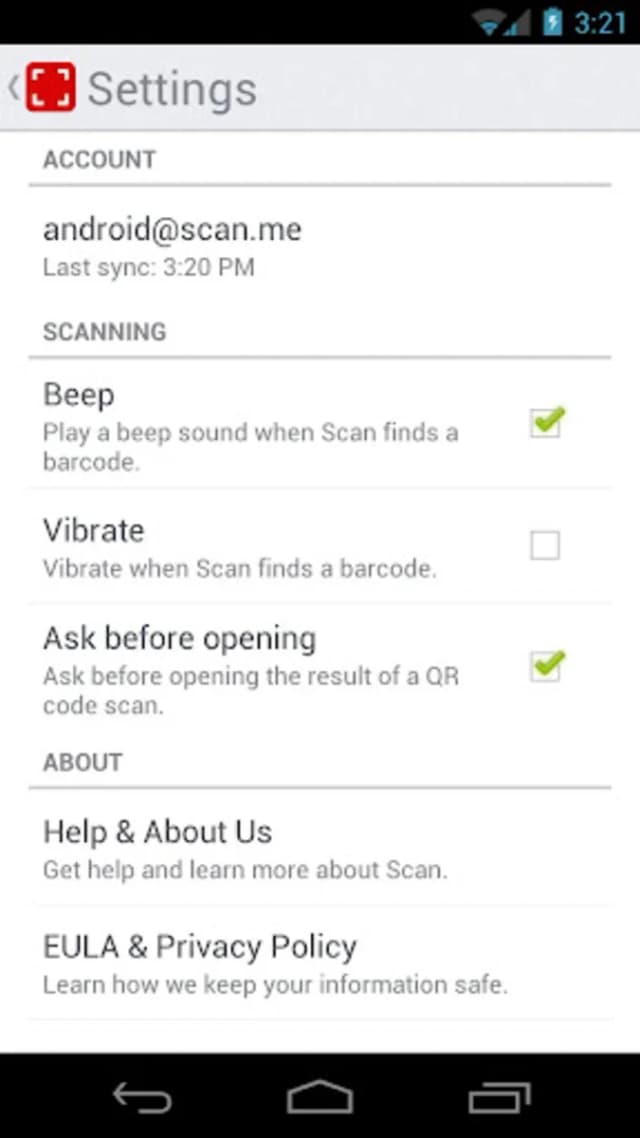 Scan screenshot 4