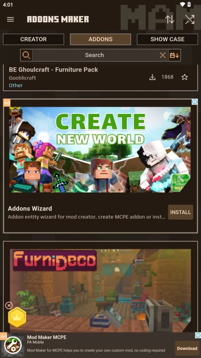 MAM Addons Maker for Minecraft screenshot 4
