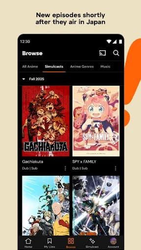 Crunchyroll: Anime Streaming screenshot 4