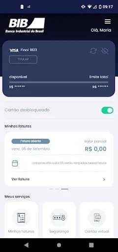 Cartão BIB screenshot 3
