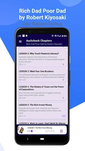 Rich Dad Poor Dad: Audiobook screenshot 4