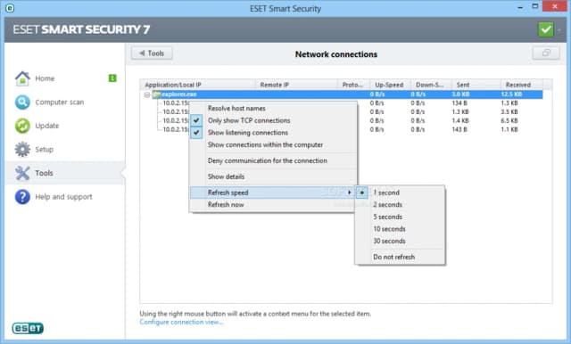 ESET Internet Security screenshot 2