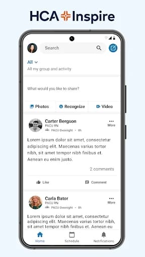 HCA Inspire screenshot 1