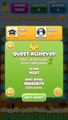 WordBuzz: The Honey Quest screenshot 4