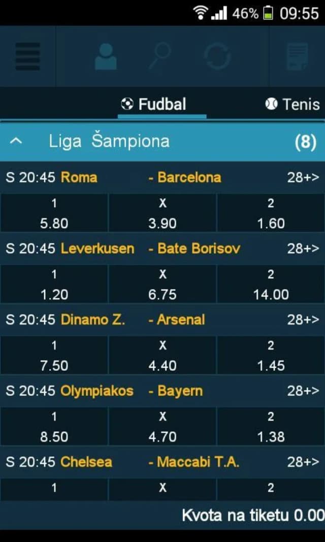 MozzartBET screenshot 2