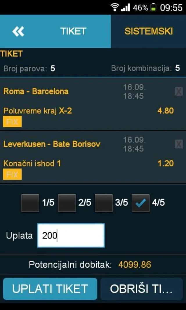 MozzartBET screenshot 4