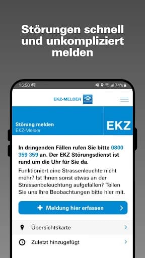 EKZ-Melder screenshot 1