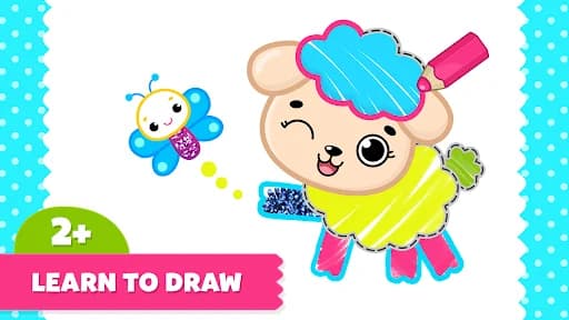 Coloring for Kids: Drawing 2-6 screenshot 1