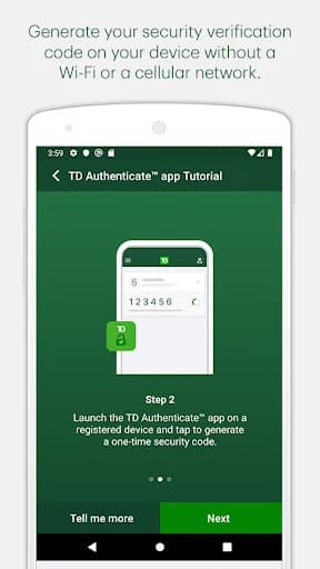 TD Authenticate screenshot 3