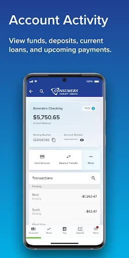 Consumers Credit Union screenshot 6