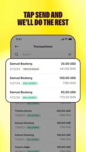 Sendwave: Send Money Abroad screenshot 5