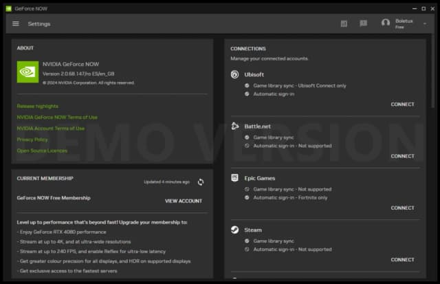 NVIDIA GeForce NOW screenshot 5