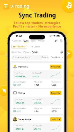 uTrading - Copy Trading Bot screenshot 6