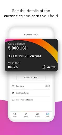Payoneer - Business Payments screenshot 3