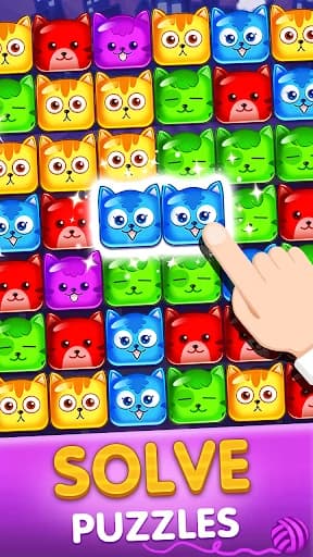Pop Cat - Jogos de Gatos Bolha screenshot 1