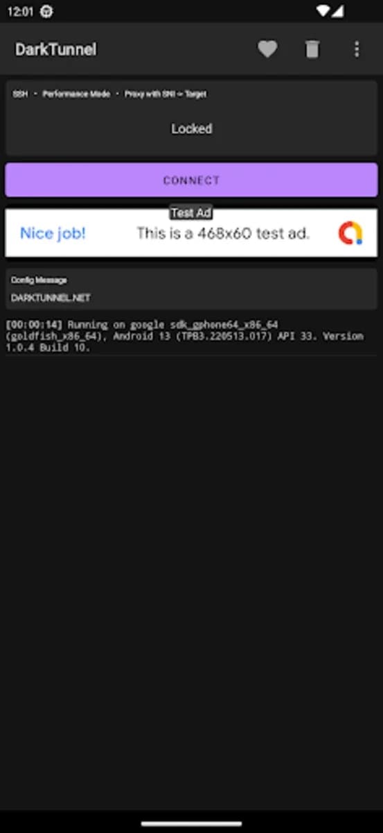 DarkTunnel - SSH DNSTT V2Ray screenshot 6