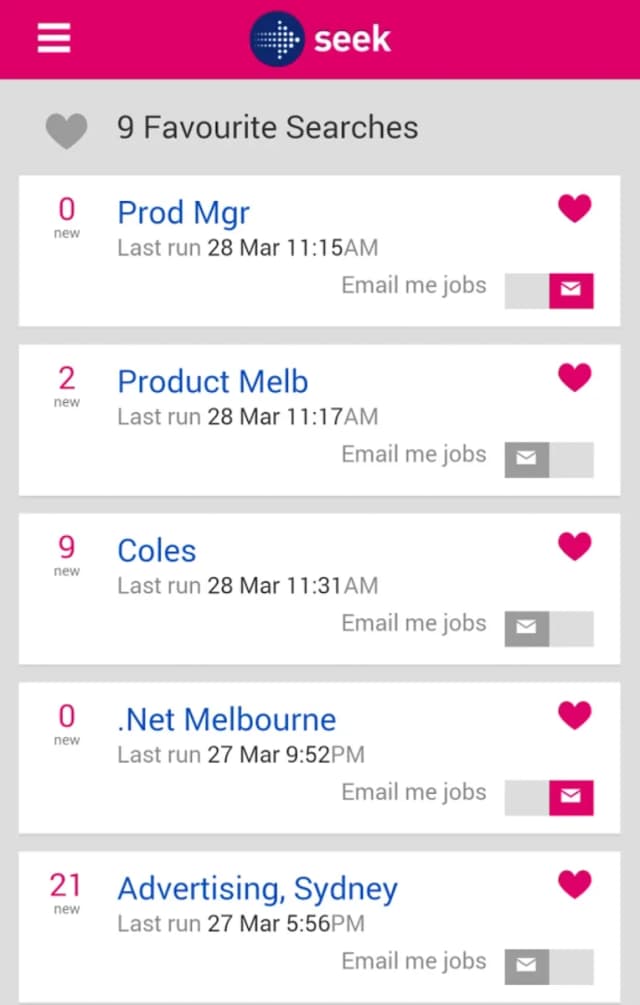 SEEK - Jobs screenshot 2