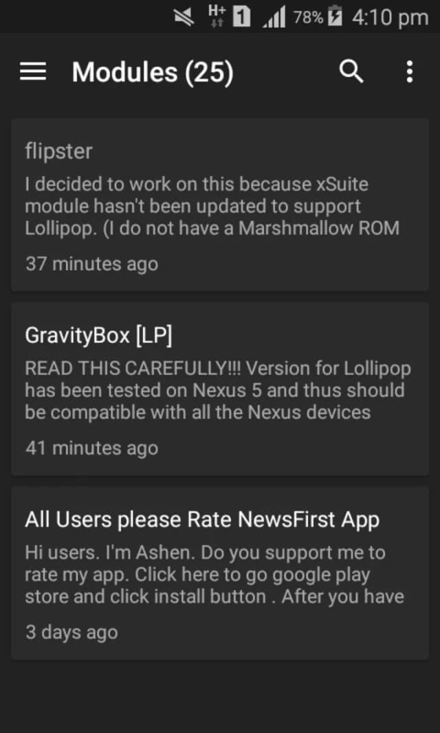 Xposed Modules screenshot 4