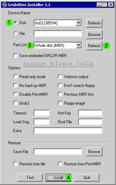 Hiren's BootCD PE screenshot 2