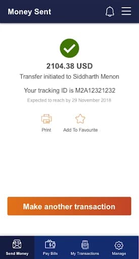 ICICI Bank Money2India screenshot 2