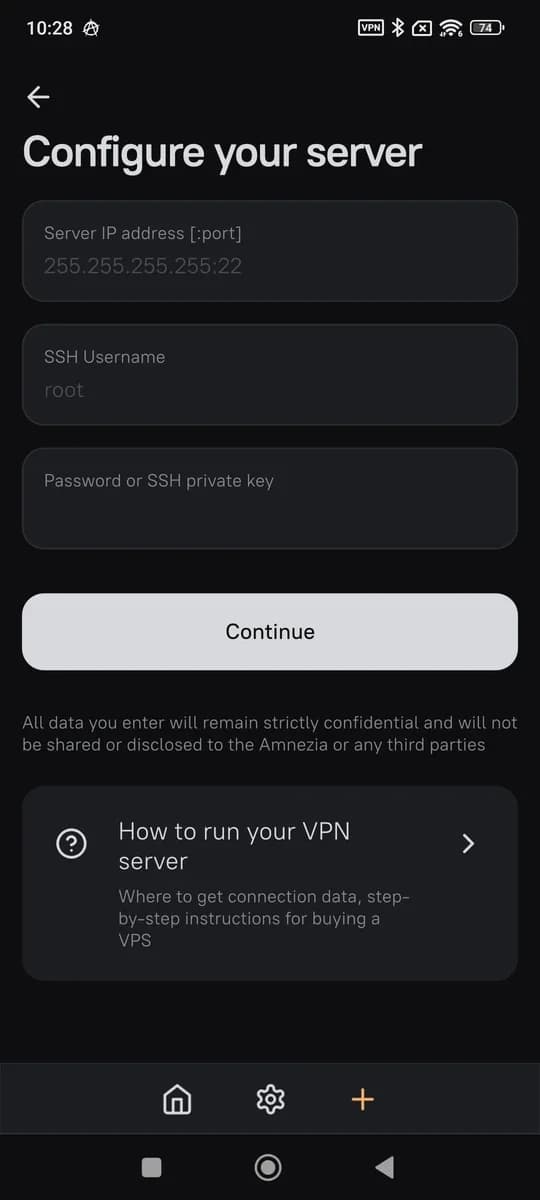 Amnezia VPN screenshot 5
