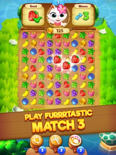 Tropicats: Tropical Match3 screenshot 6