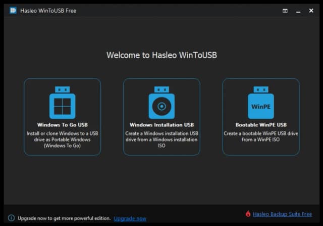 WinToUSB screenshot 1