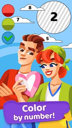 Gallery: Color by number game screenshot 2