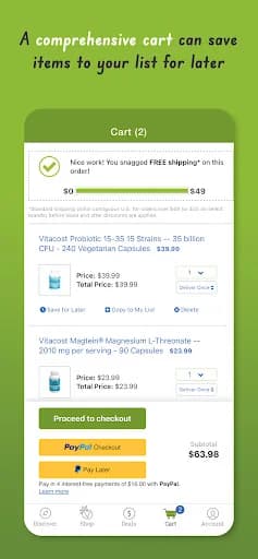 Vitacost screenshot 4