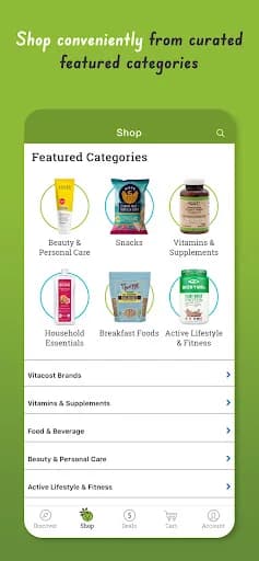 Vitacost screenshot 2