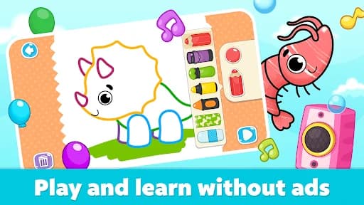 Coloring for Kids: Drawing 2-6 screenshot 4