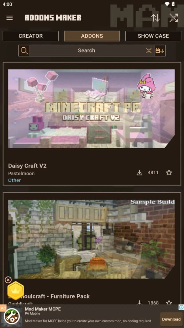 MAM Addons Maker for Minecraft screenshot 3