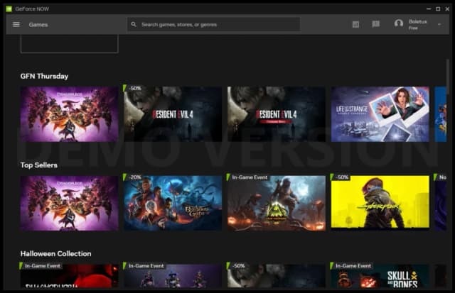 NVIDIA GeForce NOW screenshot 1