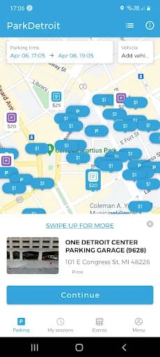 ParkDetroit screenshot 2