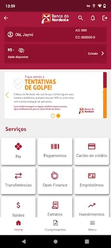 Banco do Nordeste Mobile screenshot 2
