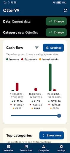 Otter99 - Bank99 Dashboard screenshot 5