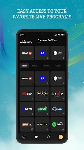 ADN IPTV screenshot 2
