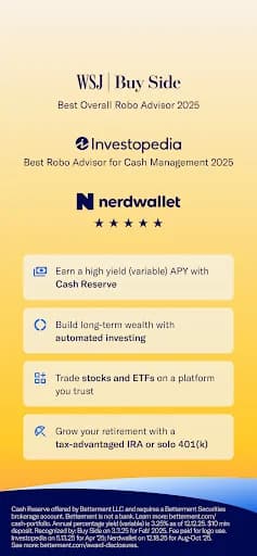 Betterment Invest & Save Money screenshot 2