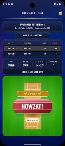 Howzat! Dice Cricket! screenshot 1