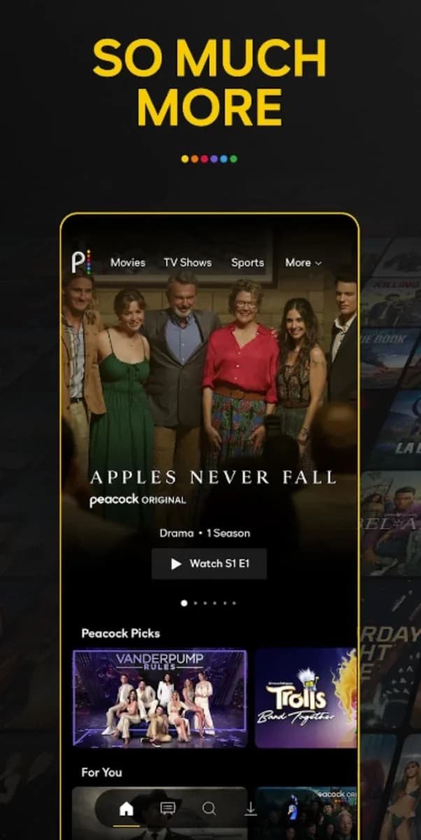 Peacock TV screenshot 1