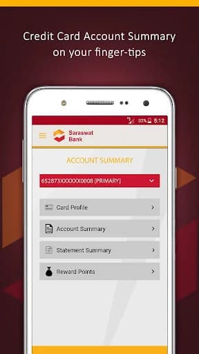 Saraswat Bank Credit Card screenshot 3