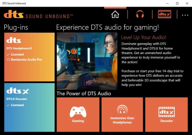 DTS Sound Unbound screenshot 4