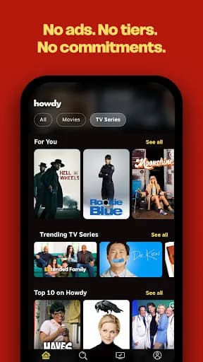 Howdy: Streaming Movies & TV screenshot 6