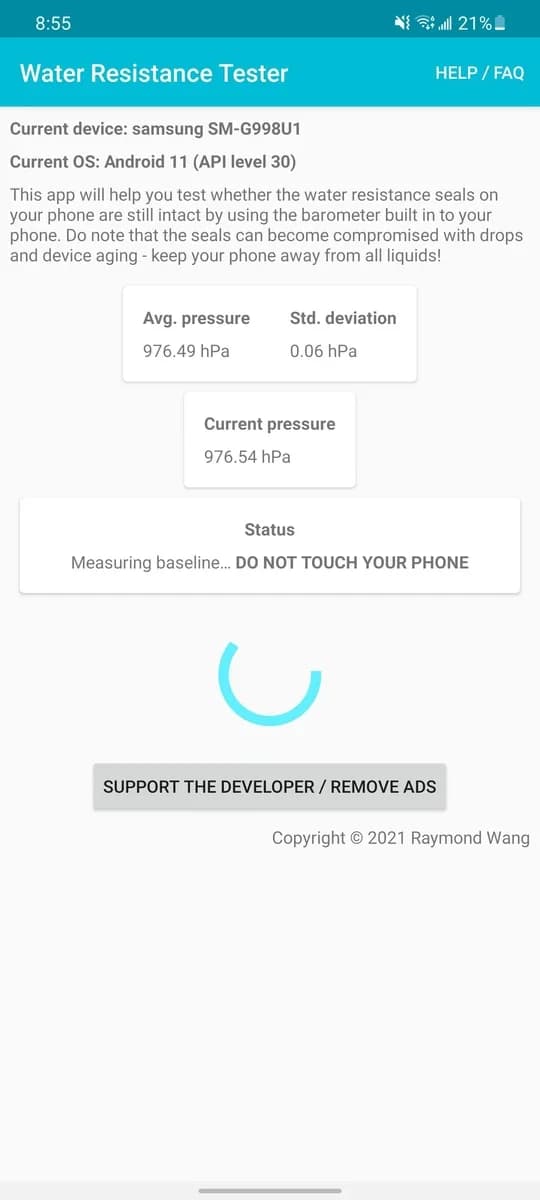 Water Resistance Tester screenshot 2