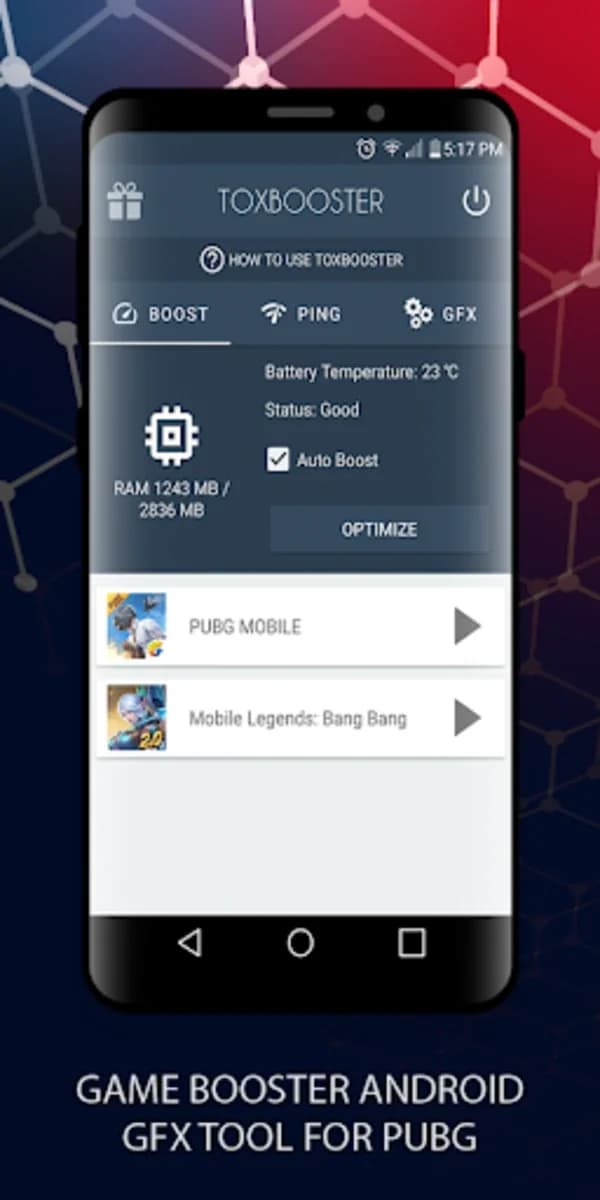 Novytool - GFX Tool 120 FPS Gr screenshot 5